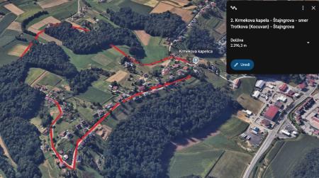 2_Krmekova kapela - Štajngrova - smer Trotkova (Kocuvan) - Štajngrova